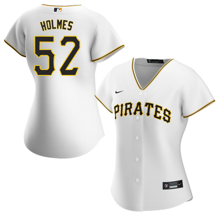 Nike Women #52 Clay Holmes Pittsburgh Pirates Baseball Jerseys Sale-White